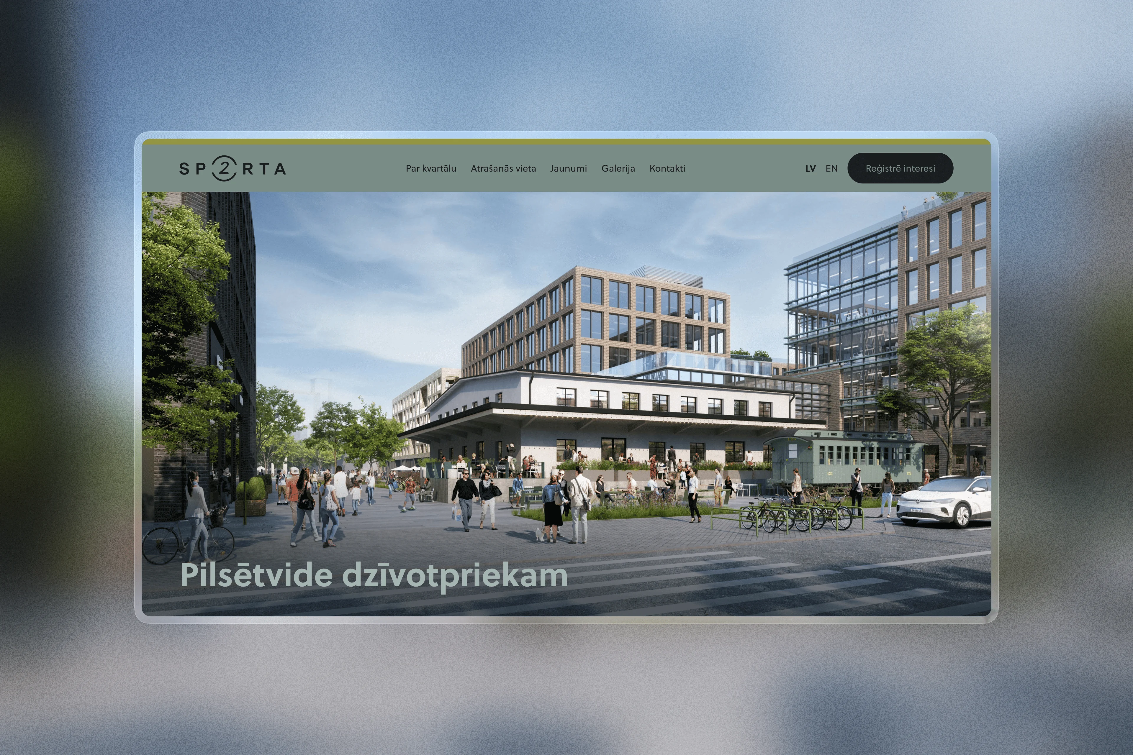 SPORTA 2 kvartāla landing lapas izstrāde